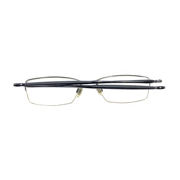 Oakley Transistor 22-235 Polished Black Half Rim Eyeglasses Frames 54-18 135 - Picture 11 of 12